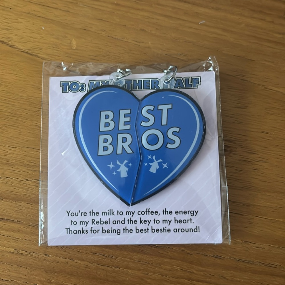 Dutch Bros “Best Bros” keychain
